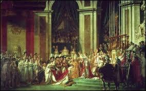 Napolon Ier est sacr et couronn le 2 dcembre 1804. Quelle est la particularit de son couronnement ?