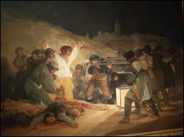 Comment se nomme le tableau qui reprsente la fusillade des prisonniers espagnols rvolts ?