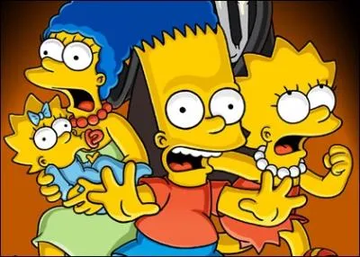 Pourquoi Lisa, Marge, Bart et Maggie court-ils dans cette image ?
