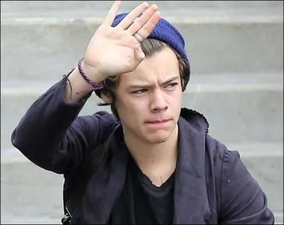 Harry est le seul de sa famille  avoir les cheveux boucls