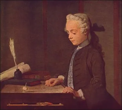  quoi joue cet enfant peint par Chardin ?
