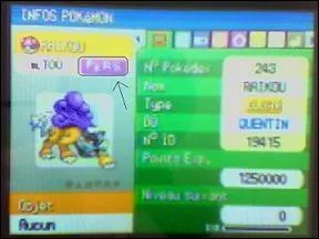 Qu'est-ce qu'un Pokemon infect par le pokerus ?