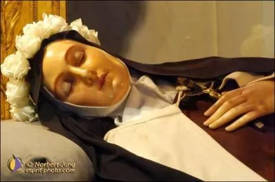 C'est  Lisieux qu'elle passera les neuf annes de sa vie religieuse, avant de dcder en 1897. De quoi est-elle morte ?