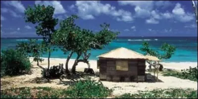 Comment se nomme la plage sur laquelle Nicolas a construit sa cabane ?