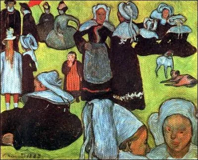 Les bretonnes dans la prairie.