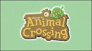 Comment est le logo d'Animal Crossing sur la cartouche ?