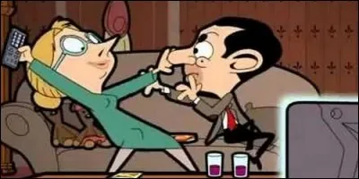 Dans l'épisode "Super télé", qu'arrive-t-il à la télé de Mr. Bean ?