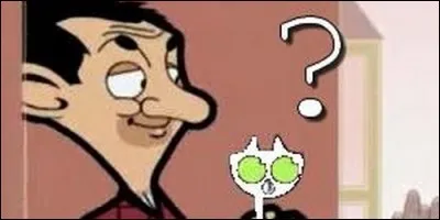 Dans l'épisode "Quel toupet", de quelle couleur est le chat que sauve Mr. Bean ?