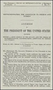Il y a eu la doctrine Jdanov car il s'agissait d'y dfinir la nouvelle orientation politique sovitique face au camp occidental, en raction  la doctrine Truman.