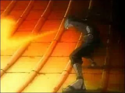 Comment se nomme cette technique Katon utilise par Hiruzen ?