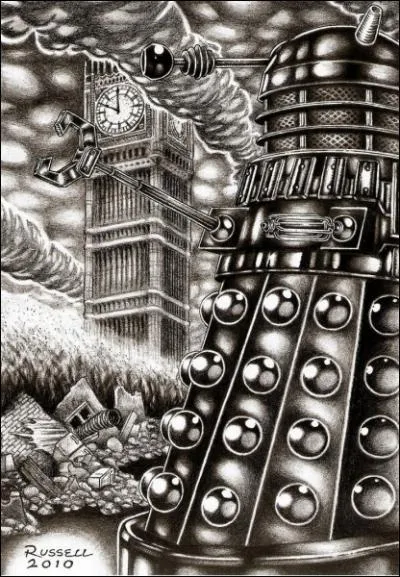 pisode 3 : de quelle couleur les Daleks de cet pisode ne sont-ils pas ?