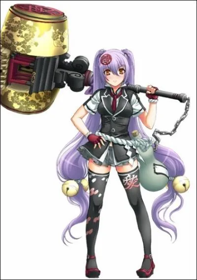 Naoe Kanetsugu, dite  la guerrire de l'amour , se bat avec un gros marteau dcor capable d'enfoncer les portes et de fissurer le sol. Elle est l'amie d'enfance de Yukimura, l'une des hrones de :