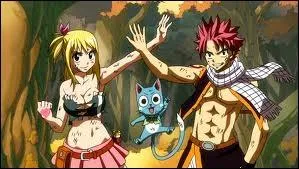 Sur la photo ci-dessous, pourquoi Natsu, Happy et Lucy sont-ils contents ?