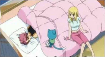 Pourquoi Natsu dort-il dans le lit de Lucy ?