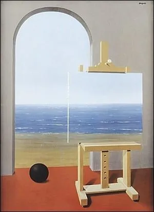 Complte le titre de ce tableau de Ren Magritte :  La condition ...  