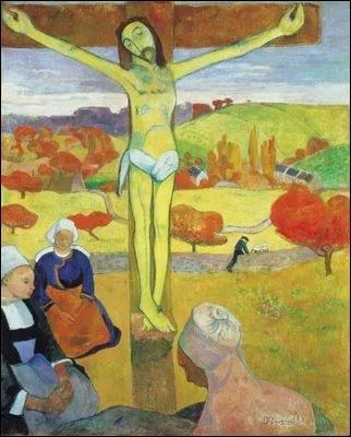 Complte le titre de ce tableau de Paul Gauguin :  Christ ...  