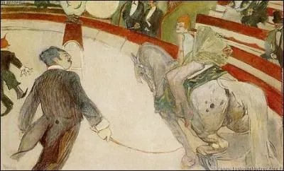 Complte le titre de ce tableau d'Henri de Toulouse-Lautrec :  Au cirque Fernando : ...  