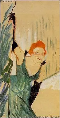 Complte le titre de ce tableau d'Henri de Toulouse-Lautrec :  Yvette Guilbert ...  