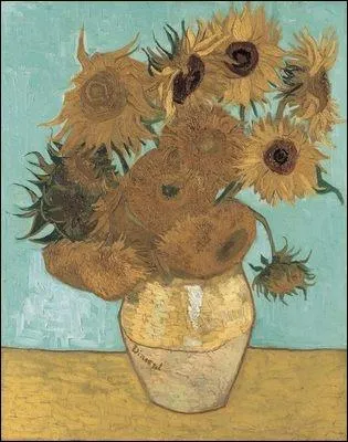 Complte le titre de ce tableau de Vincent Van Gogh :  Tournesols ...  