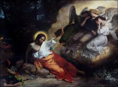 Complte le titre de ce tableau d'Eugne Delacroix :  Le Christ au ...  