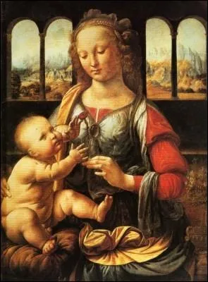 Complte le titre de ce tableau de Lonard de Vinci :  La madone ...  