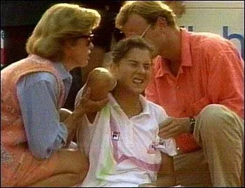 Monica Seles poignarde en 1993 lors du tournoi ... . .
