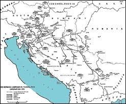 Quelle opration, dirige par le Reich allemand, le Royaume de Hongrie et le Royaume d'Italie, qui dura du 6 avril 1941 au 17 avril 1941, consista en fait  envahir la Yougoslavie ?