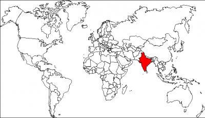 L'Inde se situe en :