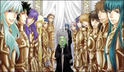 Comment s'appelle l'armure de Saga ?