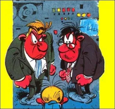 Quels sont ces deux charmants industriels, voisins des ditions Dupuis ?