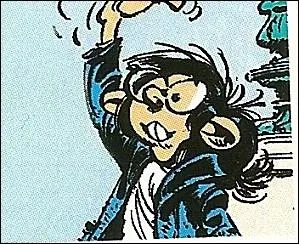 Qui est ce garon  l'air aussi veill qu'une pote auvergnate, quivalent de Gaston dans d'autres circonstances, et ami du hros ?