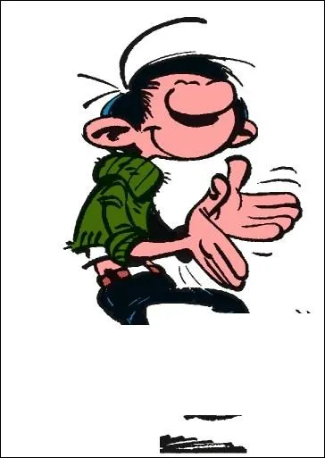 De quelles chaussures lgantes est chauss Gaston ?