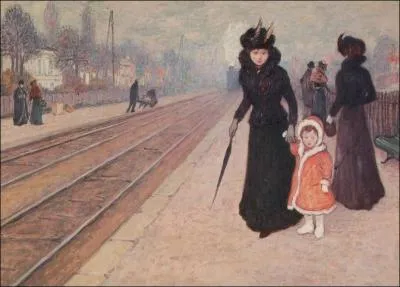 La gare de banlieue.