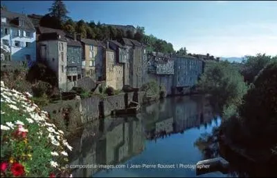 Dans quel département êtes-vous lorsque vous atteignez Oloron-Sainte-Marie, et vous dirigez ensuite vers la cathédrale Sainte-Marie ou l'église Sainte-Croix ?