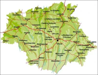 De quel dpartement la vile d'Auch est-elle la prfecture ?