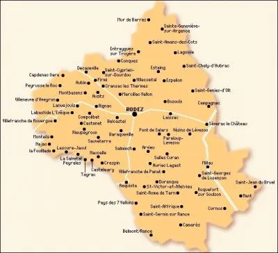 De quel dpartement la ville de Rodez est-elle la prfecture ?