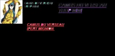Je suis le Chevalier de Pgase. Qui suis-je ?