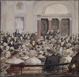 Tableau de Vogel représentant la réception de Victor Hugo à l'Académie française. Quand cela eut-il lieu ?
