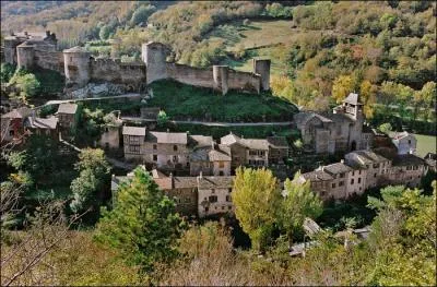 Pour terminer notre promenade, visitons ce village de l'Aveyron bordant les rives de l'Alrance, domine par l'imposante silhouette de son chteau mdival, comment s'appelle-t-il ?