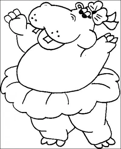 Pour mettre bas (accoucher), maman hippopotame ...