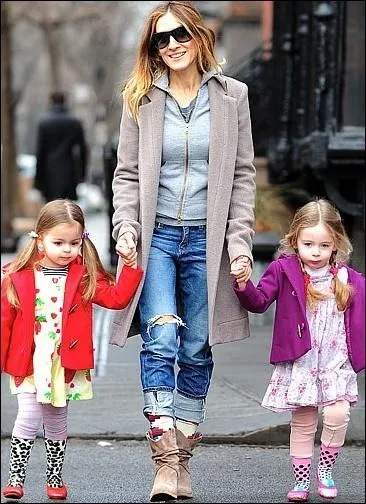 L'une des jumelles de Sarah-Jessica Parker porte le mme prnom que la fillette de  Ma sorcire bien-aime . Il s'agit de :