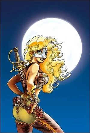 Qui est cette jeune femme portant un masque ?