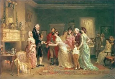  Washington's Birthday, 1798  de Jean Lon Grome Ferris.  quelle priode cette oeuvre a-t-elle t peinte ?