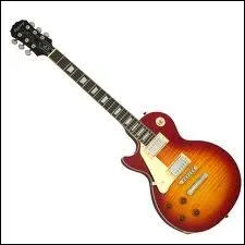 Quelle est la marque de la guitare en photo ?