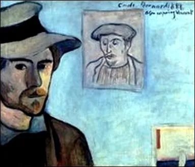 Ce peintre, qui tait aussi un ami de Gauguin, lui adressa cet autoportrait. Il faisait lui aussi partie des  impressionnistes du petit boulevard . Quel est son nom ?