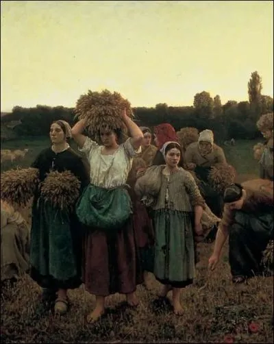 Van Gogh apprciait tout particulirement les peintres qui aimaient reprsenter le monde rural, son prfr tant Millet. Mais il aimait aussi beaucoup le peintre de ce tableau nomm :