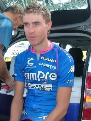 Qui est ce coureur de l'équipe Lampre ?