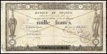 Bonaparte crée la banque de France en janvier 1800. Quel papier-monnaie libéllé en Franc germinal met-il en circulation pour la première fois en France ?