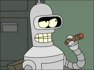 Le mot que Bender dit le moins souvent est  Merci .