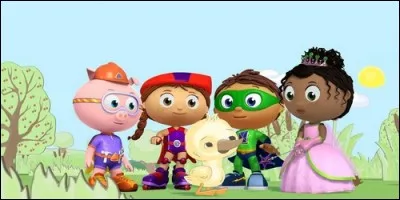 Lequel de ces personnages appartient au dessin animé "Super Tom et les Motamots" ?